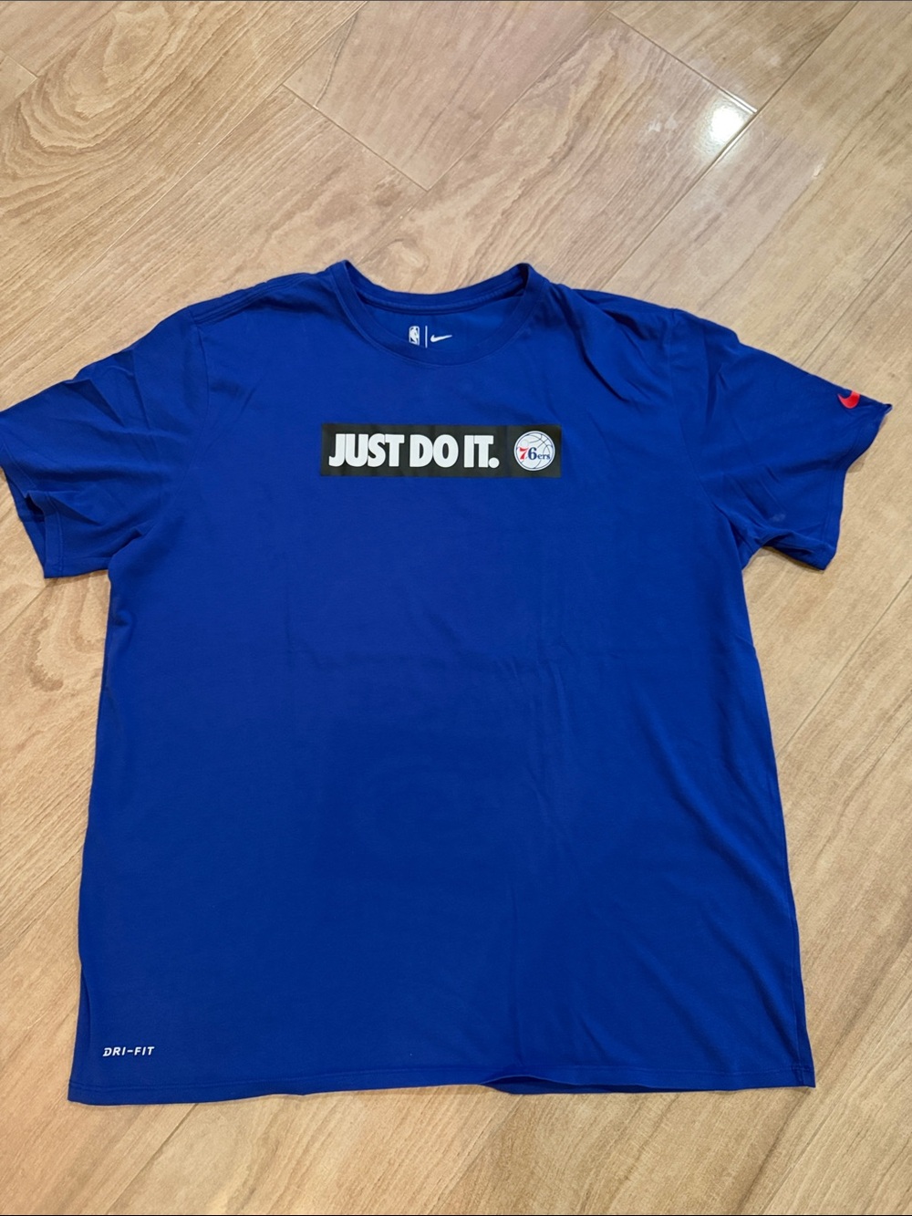 Nike Royal Blue Short-Sleeve 'Just Do It.' Tee